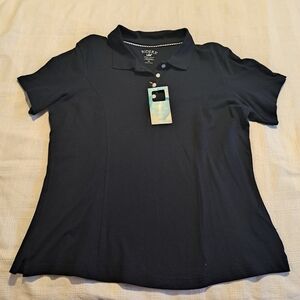 Riders by Lee women's size XL Navy blue polo shirt, New